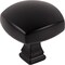 Jeffrey Alexander 1-3/8" Overall Length Matte Black Square Audrey Cabinet Knob 278L-MB - alternate 1